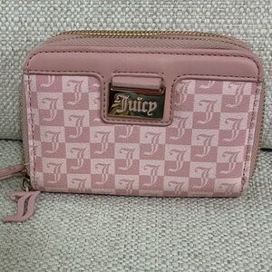 Juicy Couture NWOT Pink Checkered Women's Wallet